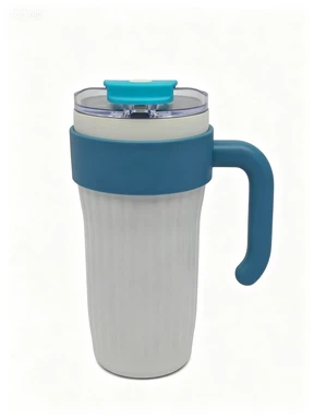 Ribbed Insulated Coffee Tumbler